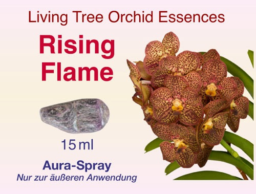 Etikett LTOE Orchideen-Essenz Rising Flame 15ml