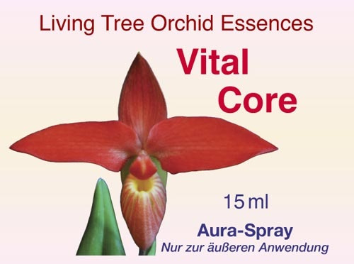 Etikett LTOE Orchideen-Essenz Vital Core 15ml