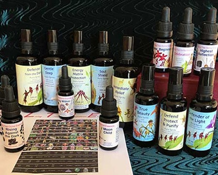Verschiedene Orchideen-Essenzen-Produkte auf einen Blick