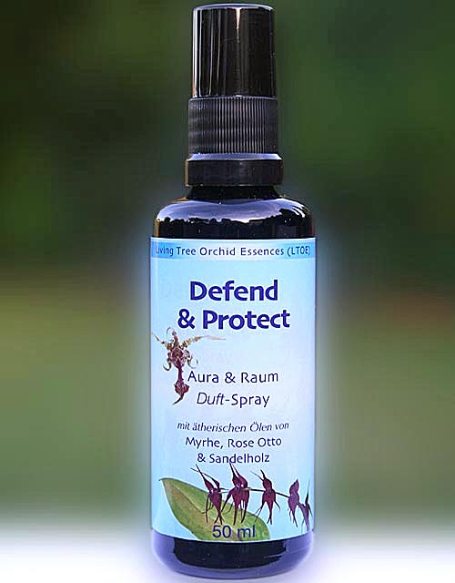 50ml Flasche blau LTOE Orchideen-Duftspray Defend & Protect
