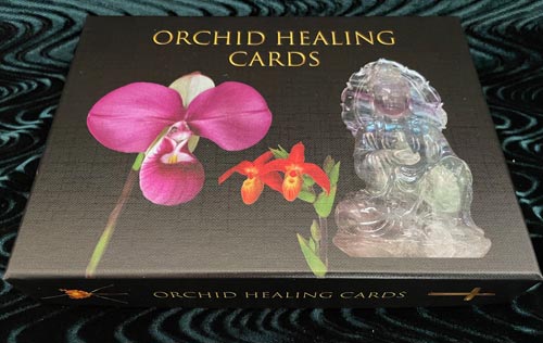 Schachtel der Orchid Healing Cards